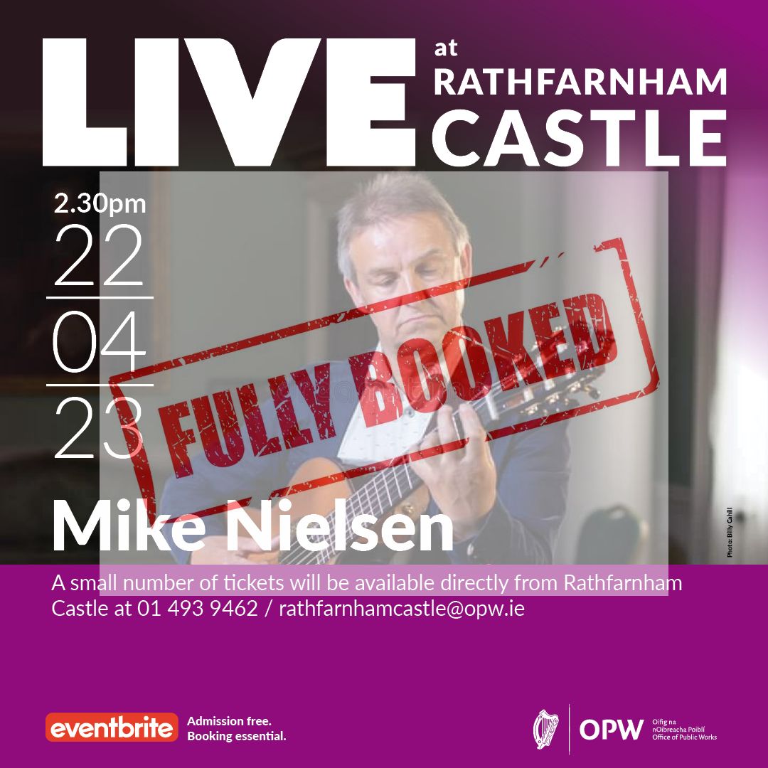 Mike Nielsen live at Rathfarnham Castle poster.